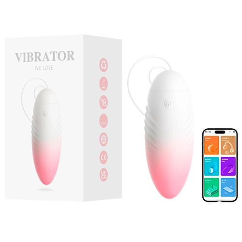  Bala Vibradora en Forma de Huevo con Aplicación Para Celular - Horn Egg ll Pink Lilo LL-2106S-APP