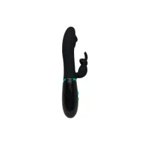  Vibrador Multiorgasmico color Negro de 19.2 cm Largo x3.2 cm Ancho - ANDY RABBIT