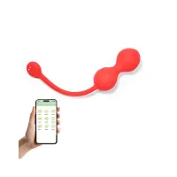  Bolas de Kegel con Aplicación para Celular Color Rojo - KEGEL BALLS OMG PLUS