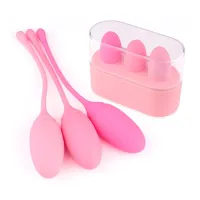  Bolas de Kegel Rose-2 S-Hande 3 Piezas - Silic&oacute;n Grado M&eacute;dico y Pesos Progresivos (30g, 44g, 57g)