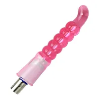  Dildo Anal para M&aacute;quina Sexual 17 cm Largo x 3 cm Ancho, Compatible con Sex Machine, ABS + TPE + Acero Inoxidable, Dildo Anal for Sexmachin