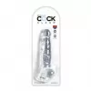 20 cm Largo x 4.4 cm Ancho - PD5756-20 King Cock Clear 8" With Balls