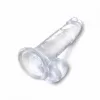 20 cm Largo x 4.4 cm Ancho - PD5756-20 King Cock Clear 8" With Balls