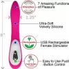  Vibrador Sexual Recargable de Silicona Suave 7 Modos, Impermeable y Hipoalergénico Color Rosa - ELAN PK VIBRATION DE L' AMOUR 5508