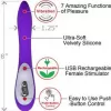  Vibrador Sexual Recargable de Silicona Suave 7 Modos, Impermeable y Hipoalergénico Color Morado - ELAN PUR VIBRATION DE L' AMOUR 5508